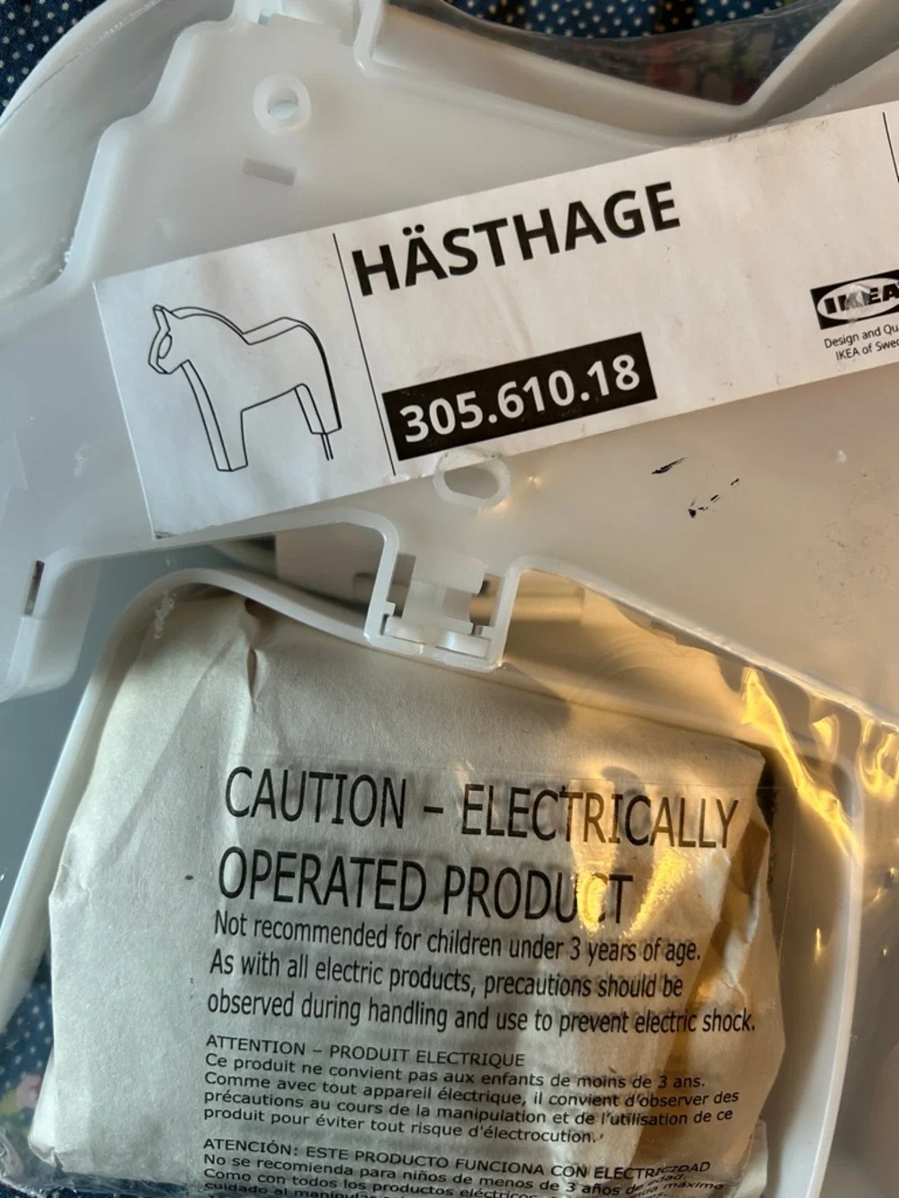 IKEA Hasthage Dala Horse light